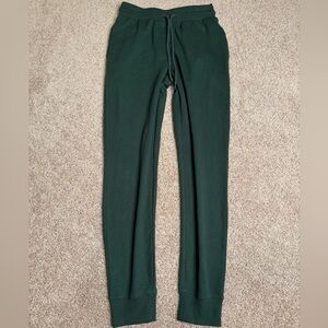 Sunday Best Aritzia Green Baby Waffle Joggers Size XS
